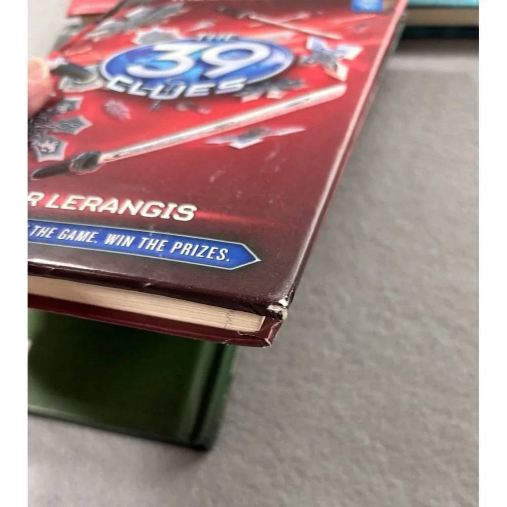 The 39 Clues lot of 4 Hardcover  (no cards)  Books 2, 3, 6, 11